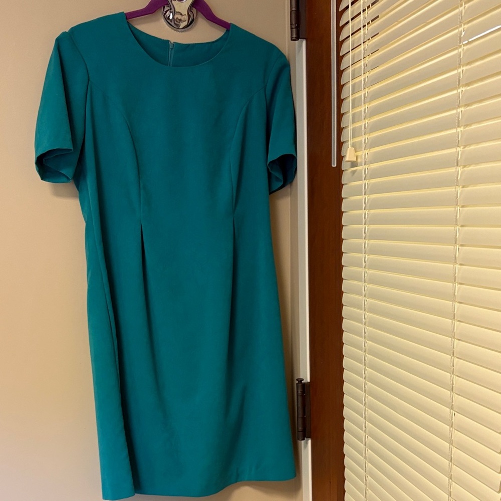 Elegant Teal Mini Dress